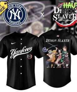 New York Yankees x Demon Slayer MLB 2025 Special Collab Jersey