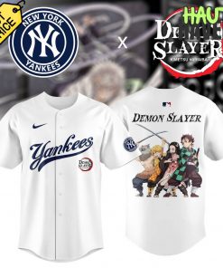 New York Yankees x Demon Slayer MLB 2025 Special Collab Jersey