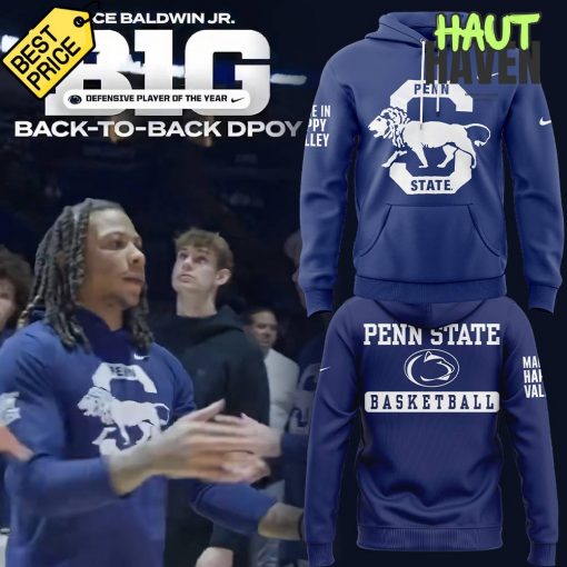 Penn State Nittany Lions Men’s Basketball Back To Back DPOY Hoodie