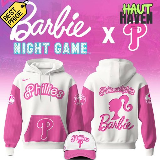 Philadelphia Phillies x Barbie Night Game Special Hoodie Pants Cap