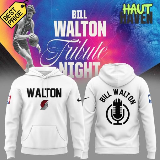 Portland Trail Blazers Bill Walton Tribute Night Special New Hoodie