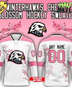 Portland Winterhawks x Cherry Blossom 2025 Hockey Jersey