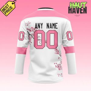 Portland Winterhawks x Cherry Blossom 2025 Hockey Jersey