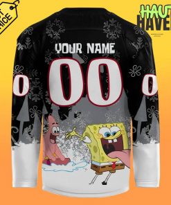 Red Deer Rebels Nickelodeon Night SpongeBob SquarePants Special Hockey Jersey