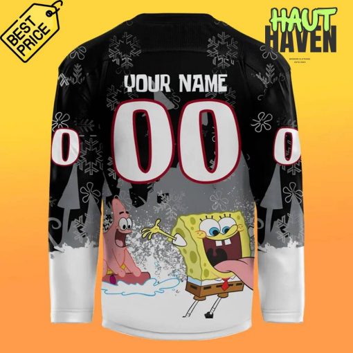 Red Deer Rebels Nickelodeon Night SpongeBob SquarePants Special Hockey Jersey