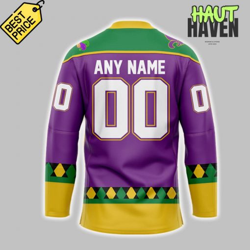 San Diego Gulls 2025 Mardi Gras Special Hockey Jersey