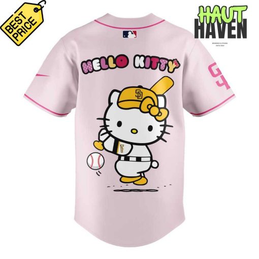 San Diego Padres x Hello Kitty Night Game Special Baseball Jersey