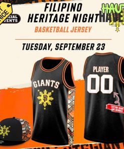 San Francisco Giants Filipino Heritage Night Special Basketball Jersey