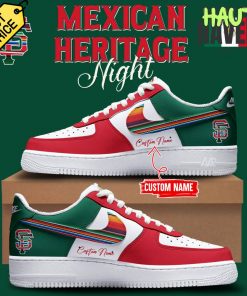 San Francisco Giants x Mexican Heritage Night Personalized Air Force 1 Sneaker