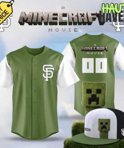 San Francisco Giants x Minecraft Movie Special Baseball Jersey