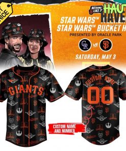 San Francisco Giants x Star Wars Special New 2025 Baseball Jersey