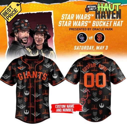 San Francisco Giants x Star Wars Special New 2025 Baseball Jersey