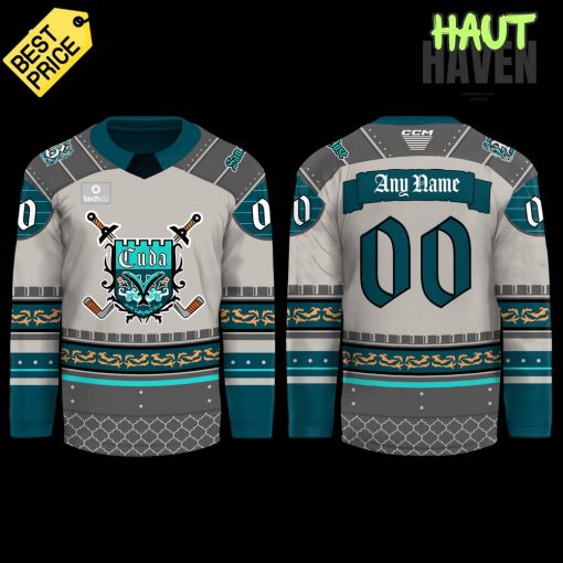 San Jose Barracuda Renaissance Night Special Hockey Jersey