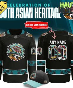 San Jose Sharks x 2025 South Asian Culture Night Special Hockey Jersey