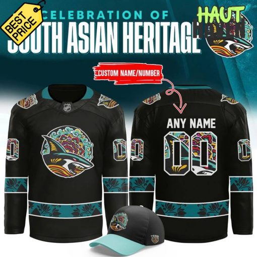 San Jose Sharks x 2025 South Asian Culture Night Special Hockey Jersey