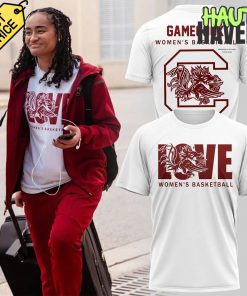 South Carolina Gamecocks Women’s Basketball LOVE White Shirt