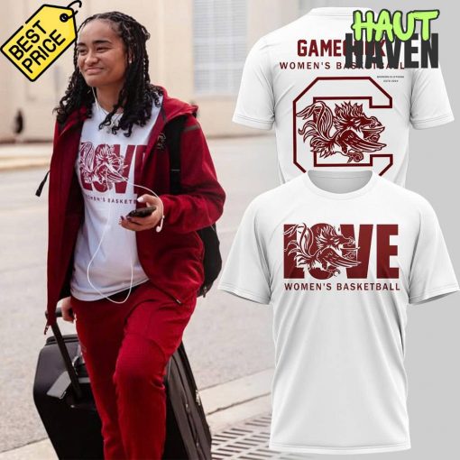 South Carolina Gamecocks Women’s Basketball LOVE White Shirt