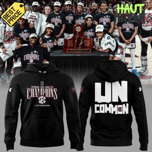 South Carolina Gamecocks women’s Basketball SEC Champions “Uncommon” Hoodie