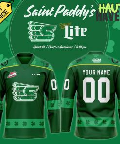 Spokane Chiefs Saint Paddy's 2025 Special Hockey Jersey