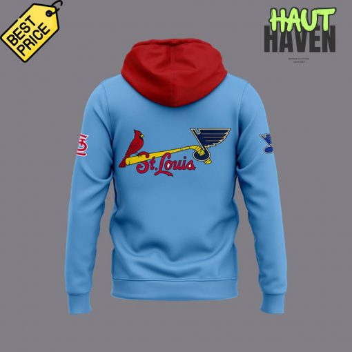 St. Louis Blues Cardinals Night One Nation Special New Hoodie