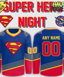 St. Louis Blues x 2025 Super Hero Night Special Hockey Jersey