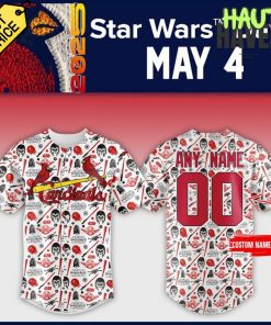 St. Louis Cardinals x Star Wars Night Special Baseball Jersey