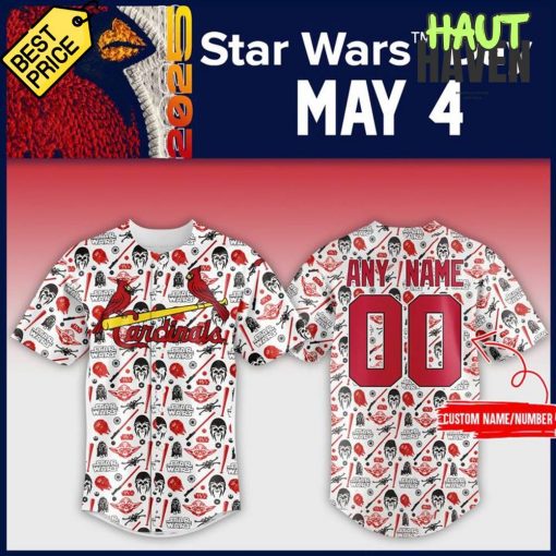 St. Louis Cardinals x Star Wars Night Special Baseball Jersey