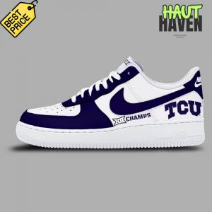 TCU Horned Frogs Women's Basketball Big 12 Tournament Champions Air Force 1 Sneaker