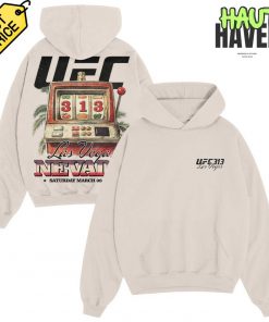 UFC 313 Las Vegas Special Cream Hoodie