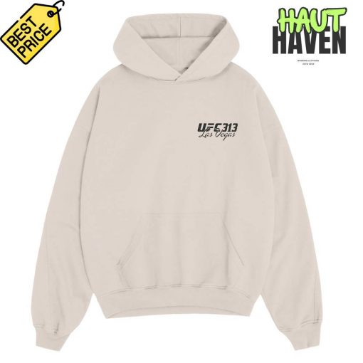 UFC 313 Las Vegas Special Cream Hoodie