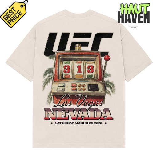 UFC 313 Las Vegas Special Cream Tee