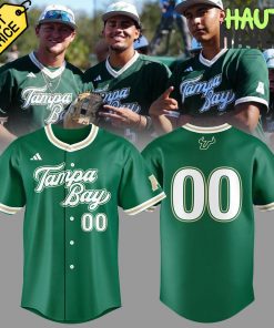 USF Baseball Tampa Bay Special Green Jersey