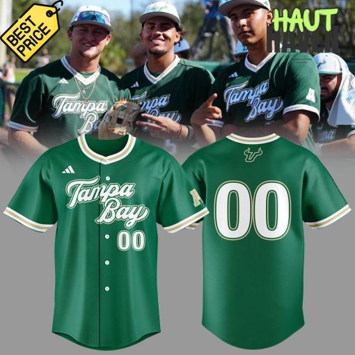 USF Baseball Tampa Bay Special Green Jersey