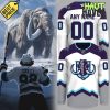 Utah Hockey Club Mammoths New Logo Special Purple Hockey Jersey