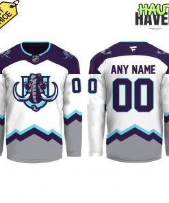 Utah Hockey Club Mammoths New Logo Special White Hockey Jersey