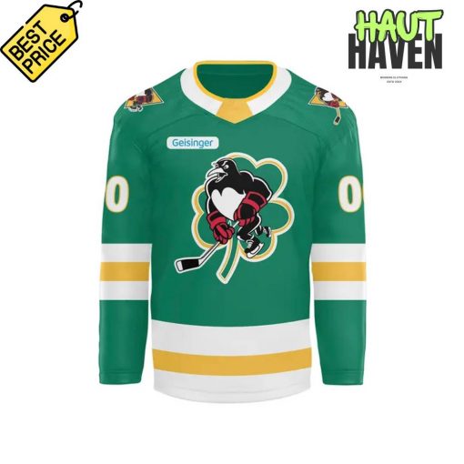 Wilkes Barre/Scranton Penguins St. Patrick’s Day 2025 Special Hockey Jersey