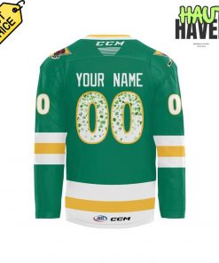 Wilkes Barre/Scranton Penguins St. Patrick's Day 2025 Special Hockey Jersey