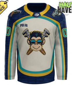 Worcester Railers x Monkey Wrenches Special Hockey Jersey