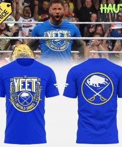 Jey Uso YEET x Buffalo Sabres Special Blue Shirt