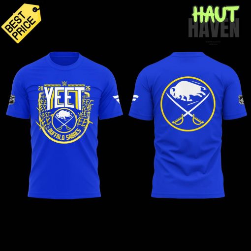 Jey Uso YEET x Buffalo Sabres Special Blue Shirt