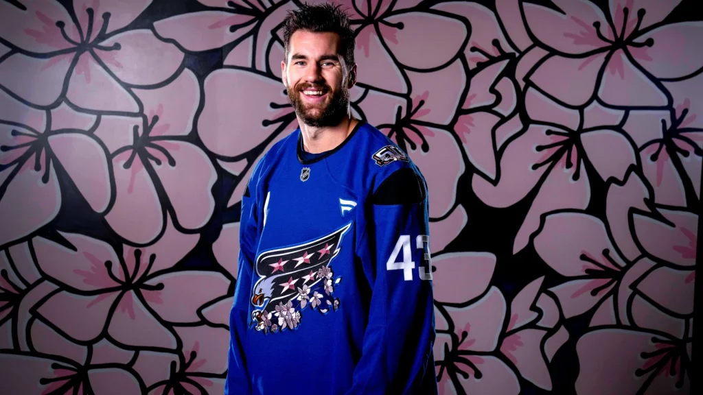 Blooming Style on Ice: The Washington Capitals Cherry Blossom Jersey is a Fashion Grand Slam