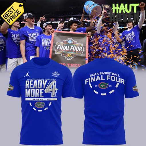 Florida Gators Men’s Basketball Final Four West Regional Champions 2025 Blue Shirt