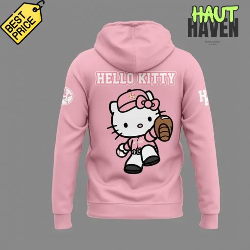Houston Astros The Next Frontier x Hello Kitty Special Pink Hoodie