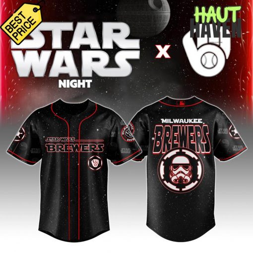 Milwaukee Brewers MLB x Star Wars Night 2025 Special Edition Baseball Jersey