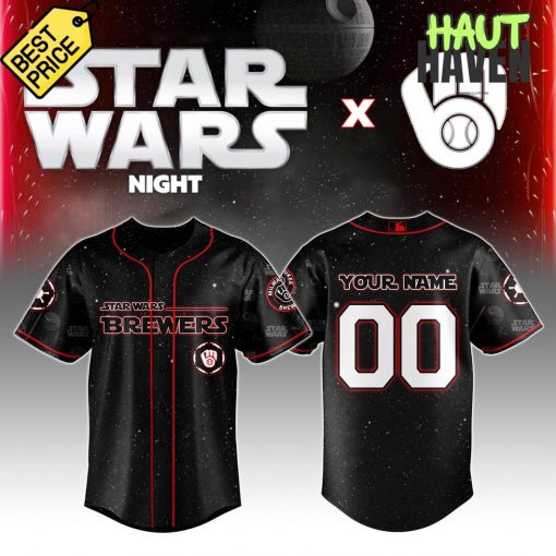 Milwaukee Brewers MLB x Star Wars Night 2025 Special Edition Baseball Jersey
