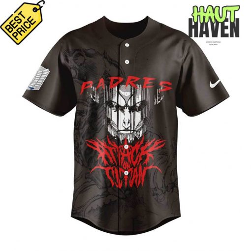 San Diego Padres x Attack on Titan Special Baseball Jersey